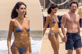 Bikini-clad Kaia Gerber and Lewis Pullman soak up the sun during Mexico getaway