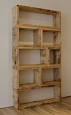 Wooden book shelves