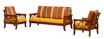 Image result for WOODEN SOFA SET