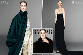 Céline Dion wears 53 carats of gems and fur on the cover of Harper’s Bazaar
