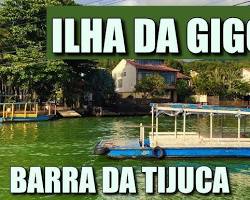 Ilha da Gigóia Barra da Tijuca barcos, gerada com IA