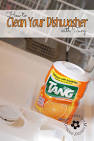 Tang to clean dishwasher