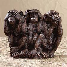 Image result for les trois singes images