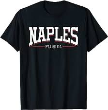 Naples Florida T-Shirt University College Sports Style Tee - Product from Amazon.com