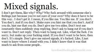 s on Pinterest | Mixed Signals, Heartbreak Quotes and Sadness via Relatably.com