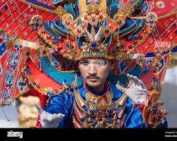 Image of Jember Fashion Carnaval (JFC) festival in East Java