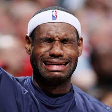 Lebron crying
