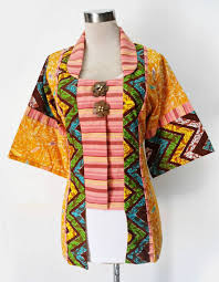 Hasil gambar untuk blazer batik wanita muslimah