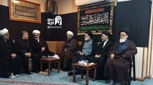 دیدار علما و بزرگان نجف اشرف با فرزند ارشد رهبر شهید انقلاب