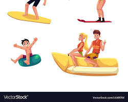 Image of people enjoying water activities