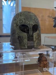 Ancient Greek Corinthian Bronze Helmet#ancient #greek #corinthian #bro... | TikTok