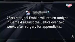 Barkley breaks down Embiid's potential impact in Game 4