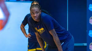 Natasha Howard at Indiana Fever training camp