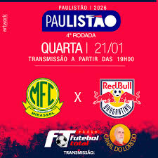 Análise Pré-Jogo da Arbitragem para Mirassol x Red Bull Bragantino (Rodada 4 do Campeonato Paulista 2026).