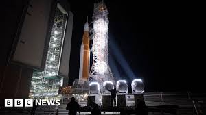 Nasa's Moon rocket Artemis rolls back to pad for possible April launch