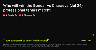 Daily Tennis Prediction Markets: Bondar vs Charaeva, Skatov vs De Jong, and Mochizuki vs Sekulic (July 2026)