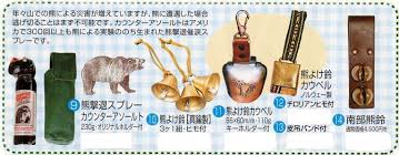 「熊対策 グッズ」の画像検索結果