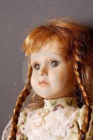 Stock Image: Old porcelain doll - old-porcelain-doll-16691811