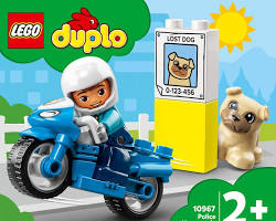 Image of LEGO DUPLO Police Motorcycle (10967)