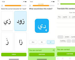 Gambar Aplikasi Duolingo untuk belajar bahasa Arab