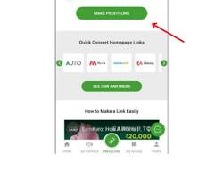 Image of EarnKaro app affiliate link creation screen