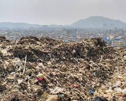Image of Deonar Dumping Ground, Mumbai, India, polluted land