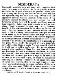 Image result for desiderata