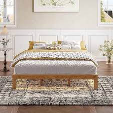imasay Queen Size Wood Platform Bed Frame-12 Inch Solid Wood Queen Bed Frame with Slat Support, No Box Spring Needed, Easy Assembly-Rustic Pine : Home & Kitchen - Amazon.com