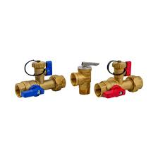 3/4-in FIP Brass Isolation Valve Kit w/ Pressure Relief ...