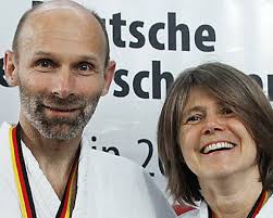 Bei Judo-DM auf dem Podest: Udo und Bettina Nirenberg. Foto: Privat