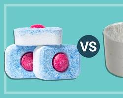 Изображение: Dishwashing gels and tablets