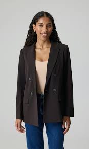 Cubus Brauner Doppelreiher-Blazer