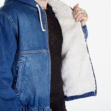 Stüssy Denim Sherpa Work Jacket UNISEX - Product from footshop.com