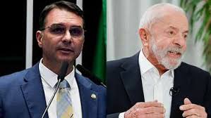 Flávio Bolsonaro tem 47,6% e Lula registra 46,6% em eventual segundo turno, diz Atlas/Bloomberg