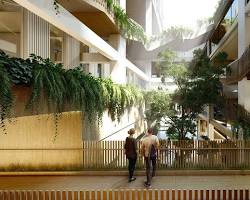 Imagem de realistic Lumion render of an architectural project