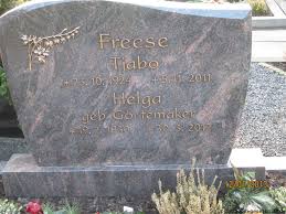 Grab von Helga Freese (geb. Görtemaker) (19.07.1930-30.03.2012 ...