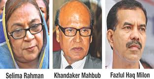 A Dhaka court today placed BNP leaders Khandaker Mahbub Hossain and Fazlul Haque Milon on a two-day remand each in connection with an &quot;attempted murder&quot; ... - bnp-leaders_2