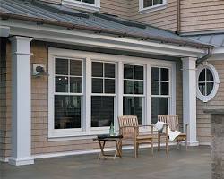 Image of Farmhouse windows with a fourpane grid