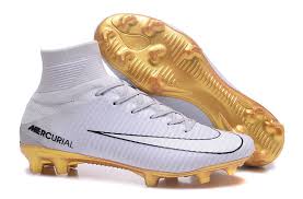 2017 New Cr7 New Soccer Boots Gold White