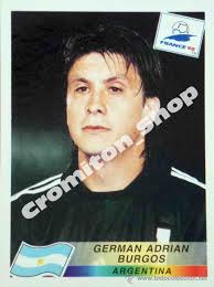 Nº 500 GERMAN ADRIAN BURGOS MUNDIAL FRANCIA 1998 FRANCE WORLD CUP 98 PANINI (Coleccionismo Deportivo. Nº 500 GERMAN ADRIAN BURGOS MUNDIAL FRANCIA 1998 ... - 37243131