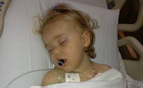 Kylee Young was a healthy two-year-old when she contracted an E. coli infection from drinking raw ... - kylee-after-surgery