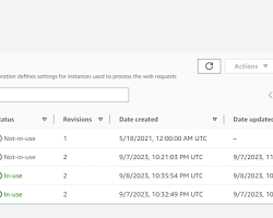 Image of AWS App Runner View Service Details screen