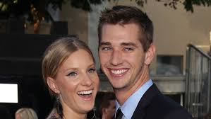 First baby on the way: Glee star Heather Morris and her boyfriend Taylor Hubbell. Picture: Nate Beckett / Splash News Source: news.com.au - 483993-heather-morris