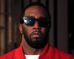 Sean Diddy Combs serious face news archival photo, do AI tạo