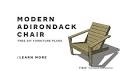 Modern adirondack chair plans Ajman