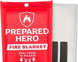Image of Prepared Hero Fire Blanket