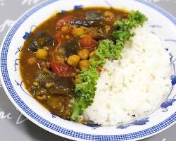 野菜たっぷりひよこ豆カレーの画像