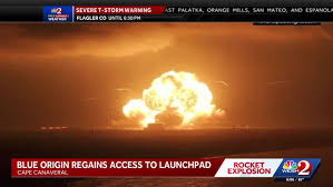 Blue Origin Launchpad Damage