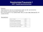 Prävention der nosokomialen beatmungsassoziierten Pneumonie