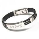 Bracelet Homme, Bracelet Personnalis Homme MonCollierPrenom